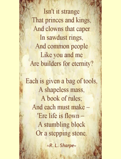 Steppingstone Verse